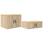 Armadio 2 pcs Rovere Sonoma 108 x 41 x 40 cm Legno multistrato