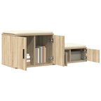 Armadio 2 pcs Rovere Sonoma 108 x 41 x 40 cm Legno multistrato
