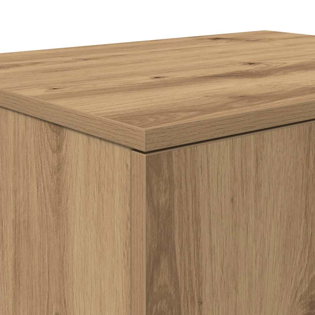 Armadio 2 pcs Rovere artigianale 108 x 41 x 40 cm