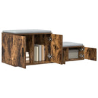 Armadio 2 pcs Rovere fumé 103 x 41 x 40 cm Legno multistrato