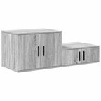 Armadio 2 pcs Grigio Sonoma 103 x 41 x 40 cm Legno multistrato