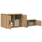 Armadio 2 pcs Rovere artigianale 103 x 41 x 40 cm