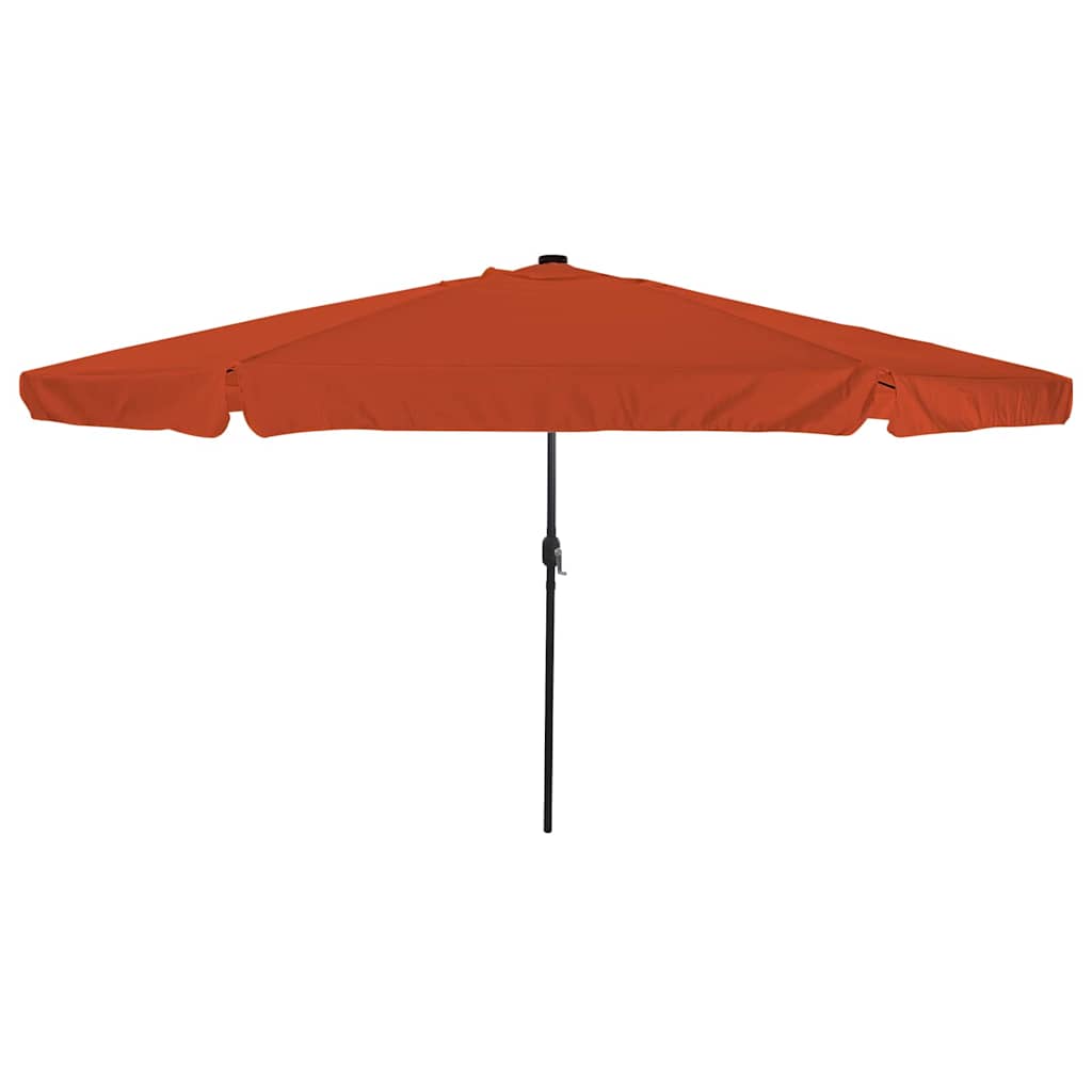 Ombrello da giardino Terracotta 395 x 395 x 245 cm Poliestere