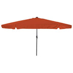 Ombrello da giardino Terracotta 395 x 395 x 245 cm Poliestere