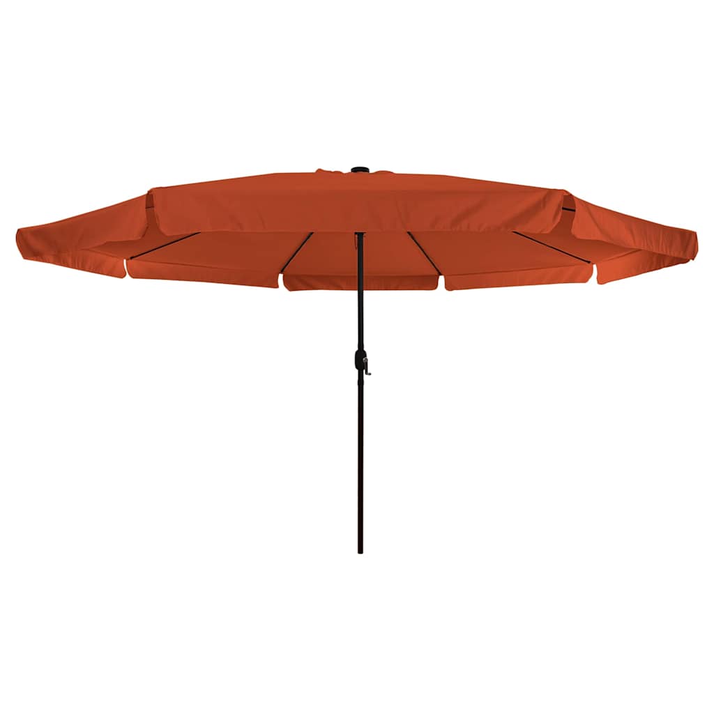 Ombrello da giardino Terracotta 395 x 395 x 245 cm Poliestere