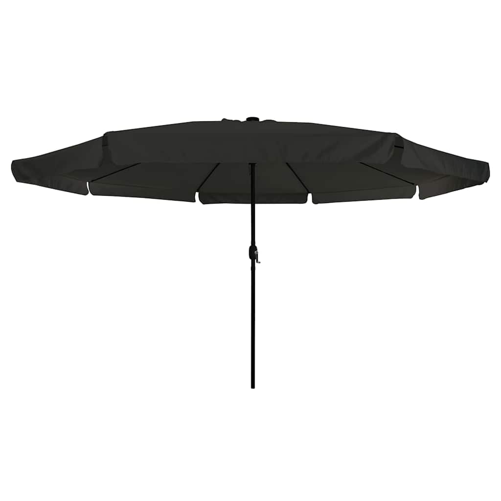 Ombrello da giardino Nero 395 x 395 x 245 cm Poliestere