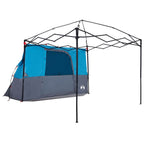 Set di Tende da Campeggio con tetto 2 pcs Blu Taffeta e Tessuto