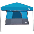 Set di Tende da Campeggio con tetto 2 pcs Blu Taffeta e Tessuto