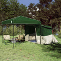 Set di Tende da Campeggio 2 pcs Verde Taffeta e Tessuto