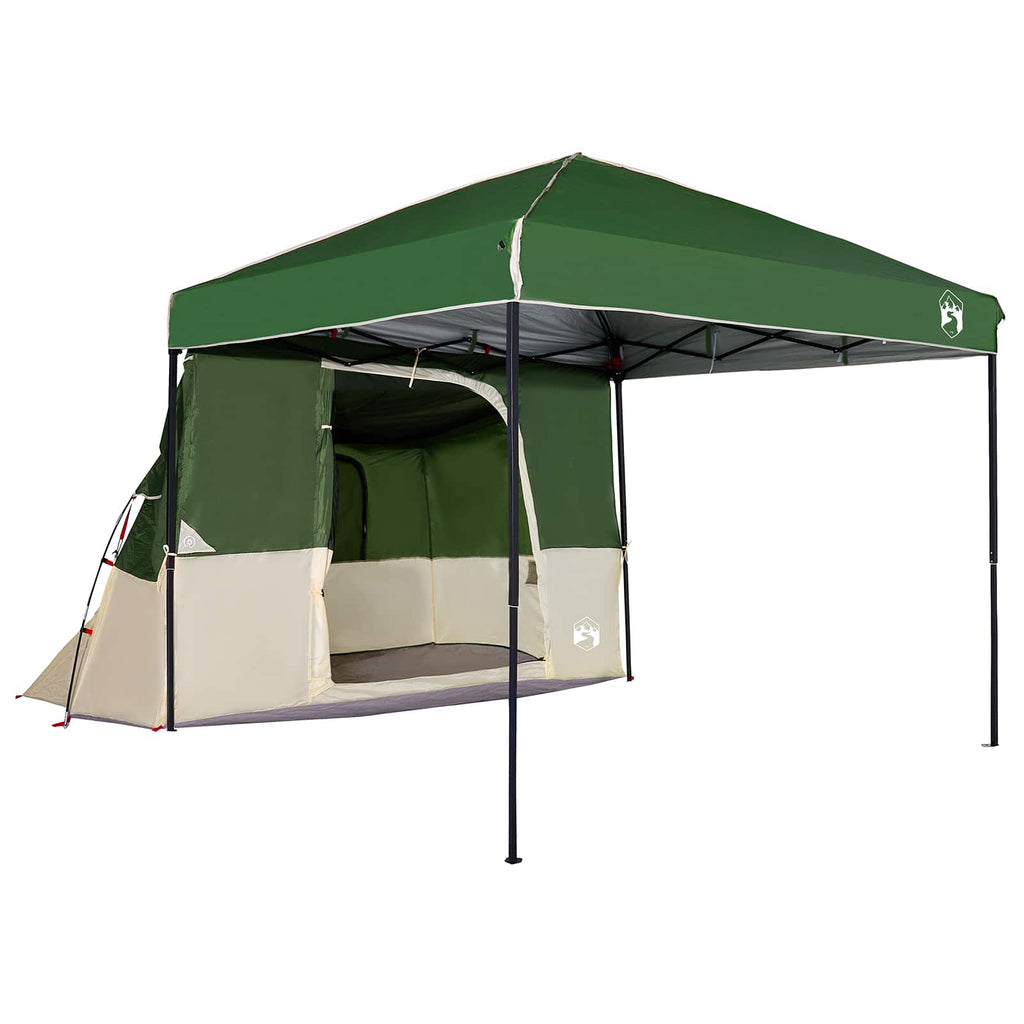 Set di Tende da Campeggio 2 pcs Verde Taffeta e Tessuto