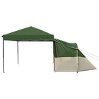 Set di Tende da Campeggio 2 pcs Verde Taffeta e Tessuto