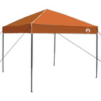 Set di Tende da Campeggio 2 pcs Arancione Taffeta e Tessuto