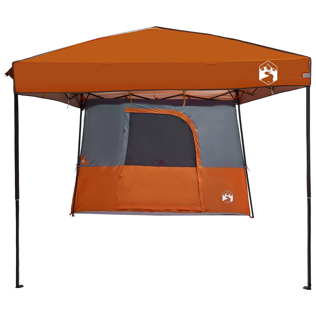 Set di Tende da Campeggio 2 pcs Arancione Taffeta e Tessuto