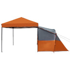 Set di Tende da Campeggio 2 pcs Arancione Taffeta e Tessuto