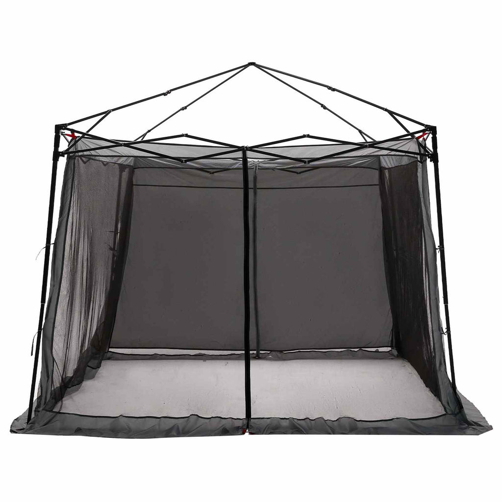 Set di Tende da Campeggio con tetto 2 pcs Grigio e arancione
