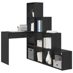 Scrivania ad angolo Rovere Nero 101,5 x 149,5 x 149,5 cm