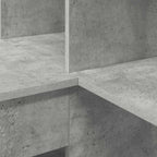 Scrivania ad angolo Grigio cemento 101,5 x 149,5 x 149,5 cm