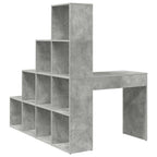Scrivania ad angolo Grigio cemento 101,5 x 149,5 x 149,5 cm