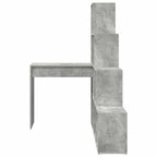 Scrivania ad angolo Grigio cemento 101,5 x 149,5 x 149,5 cm