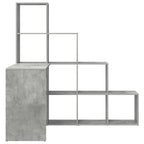 Scrivania ad angolo Grigio cemento 101,5 x 149,5 x 149,5 cm
