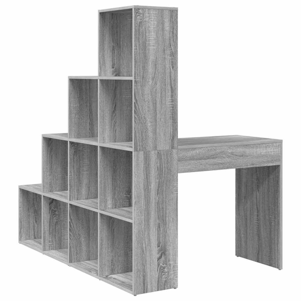 Scrivania ad angolo Grigio Sonoma 101,5 x 149,5 x 149,5 cm