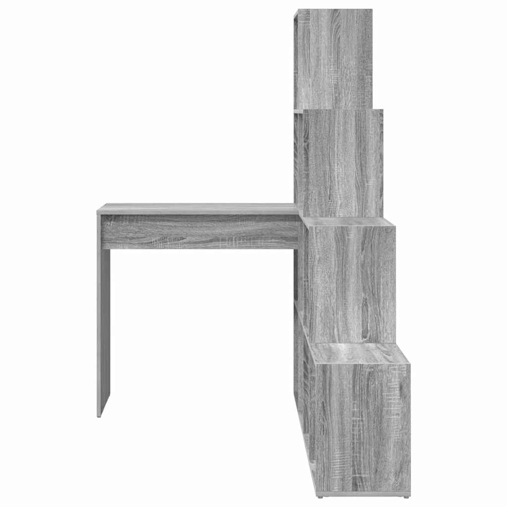 Scrivania ad angolo Grigio Sonoma 101,5 x 149,5 x 149,5 cm