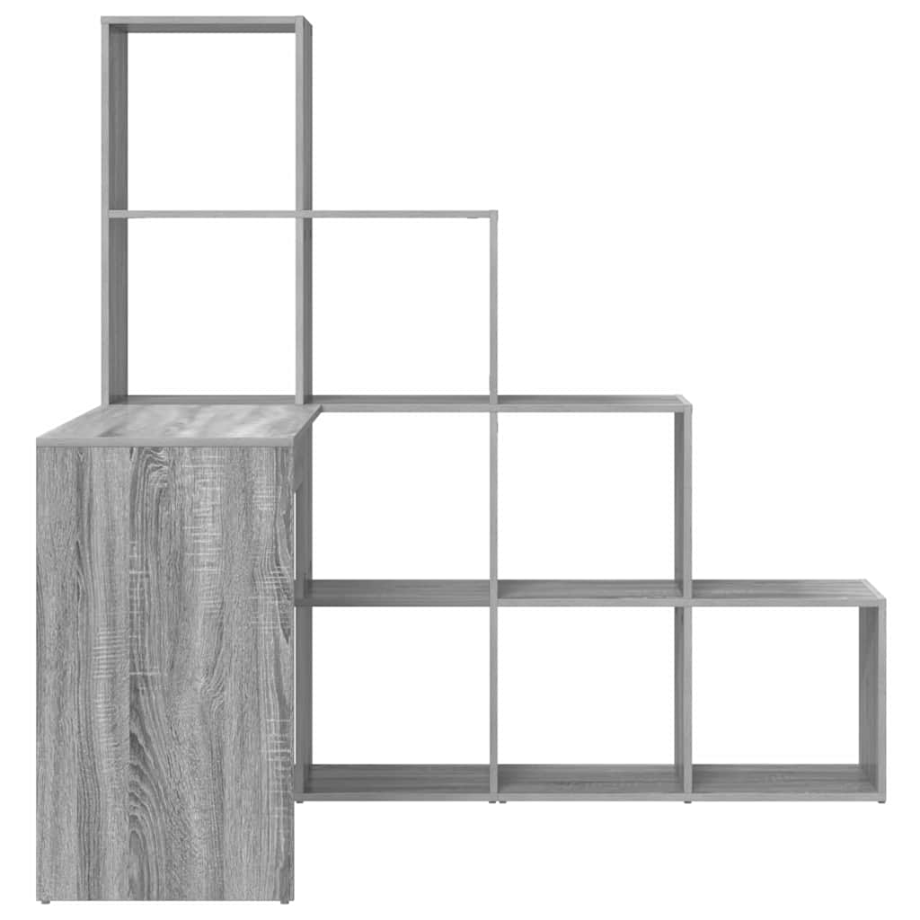 Scrivania ad angolo Grigio Sonoma 101,5 x 149,5 x 149,5 cm