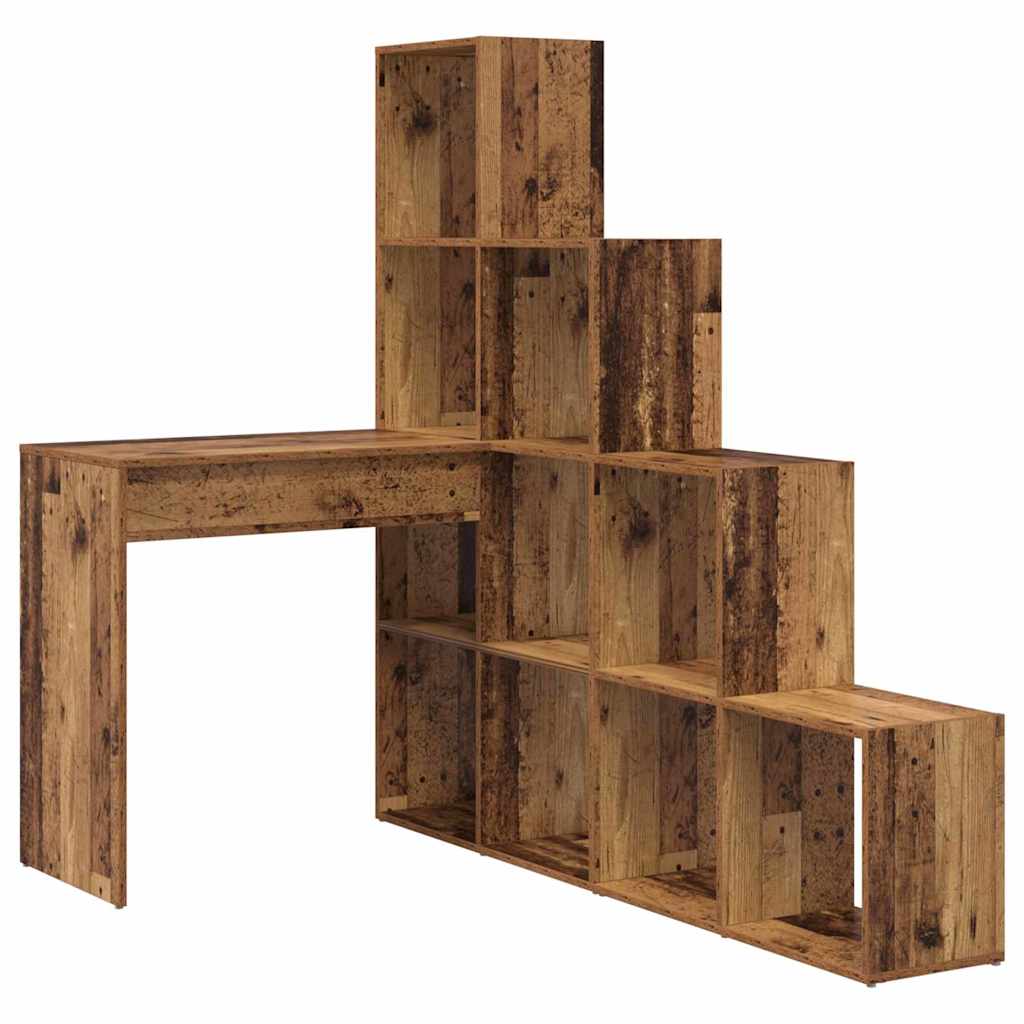 Scrivania ad angolo Legno vecchio 101,5 x 149,5 x 149,5 cm