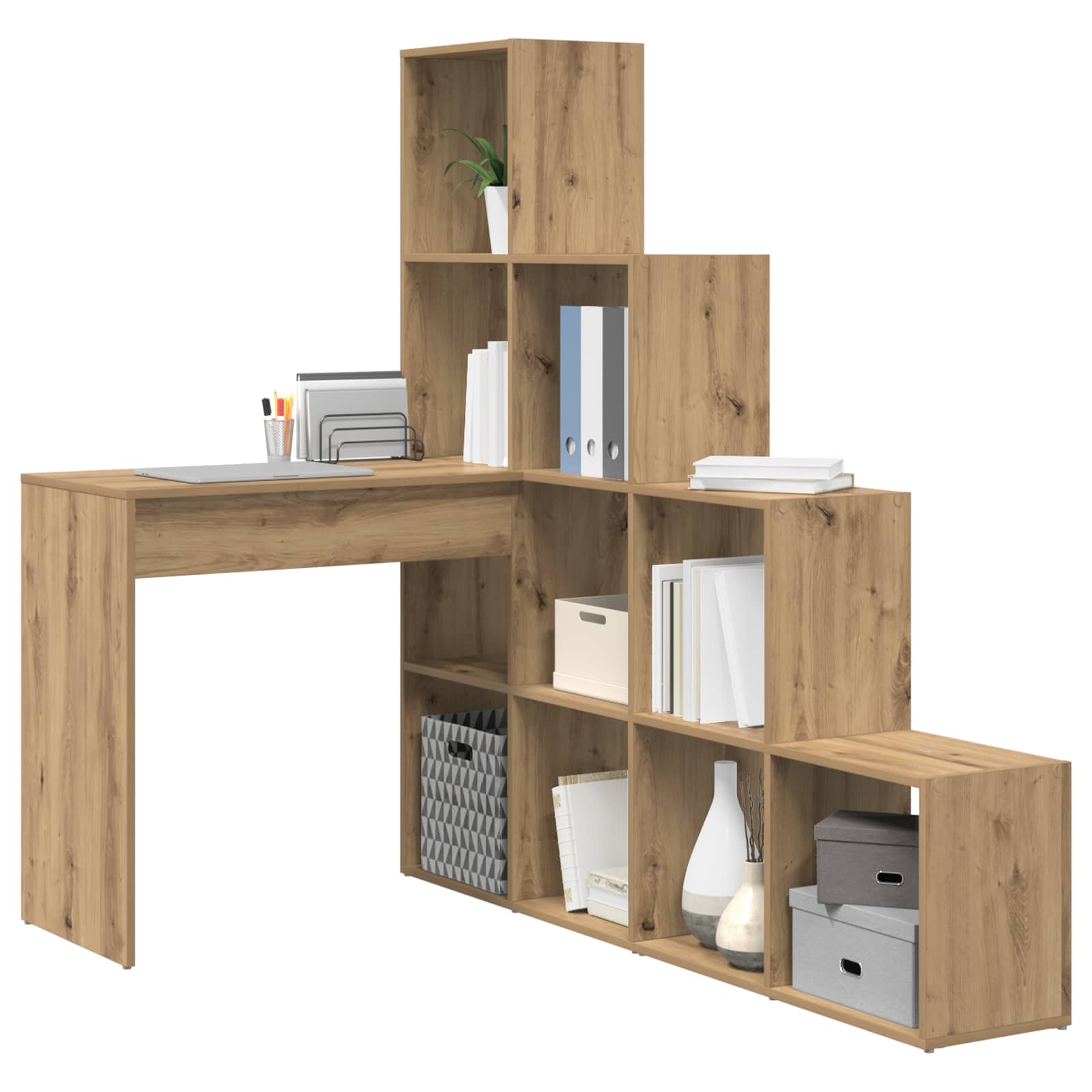 Scrivania ad angolo Rovere artigianale 101,5 x 149,5 x 149,5 cm