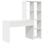 Scrivania Bianco 138,5 x 55 x 143 cm Legno multistrato