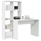 Scrivania Bianco 138,5 x 55 x 143 cm Legno multistrato