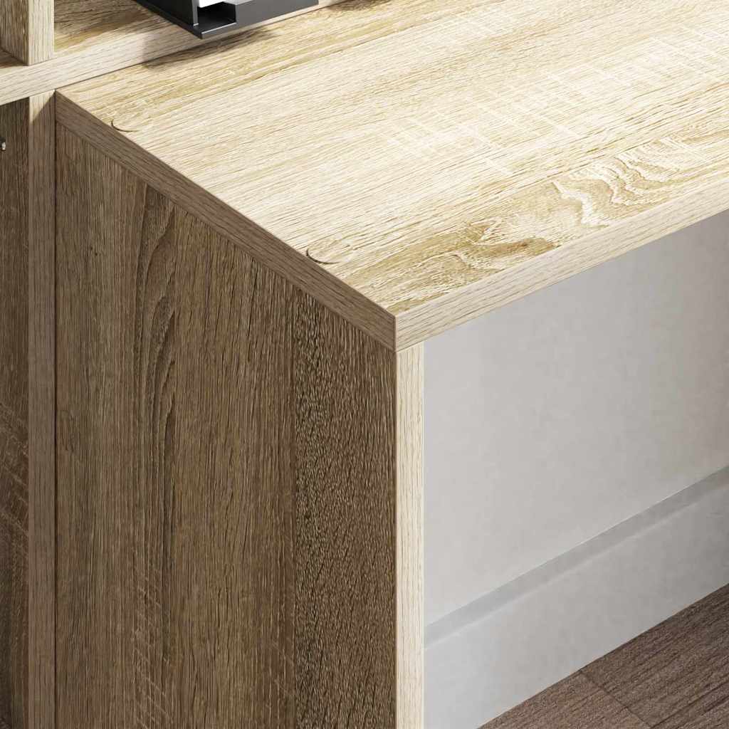 Scrivania Rovere Sonoma 138,5 x 55 x 143 cm Legno multistrato