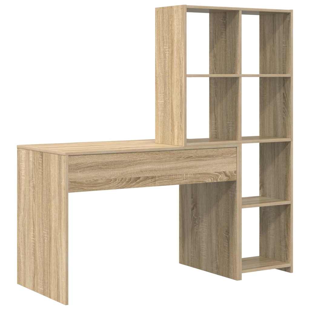 Scrivania Rovere Sonoma 138,5 x 55 x 143 cm Legno multistrato