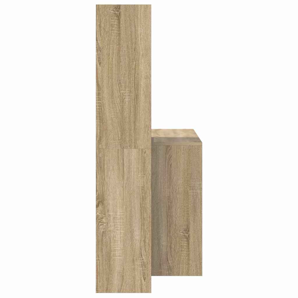 Scrivania Rovere Sonoma 138,5 x 55 x 143 cm Legno multistrato