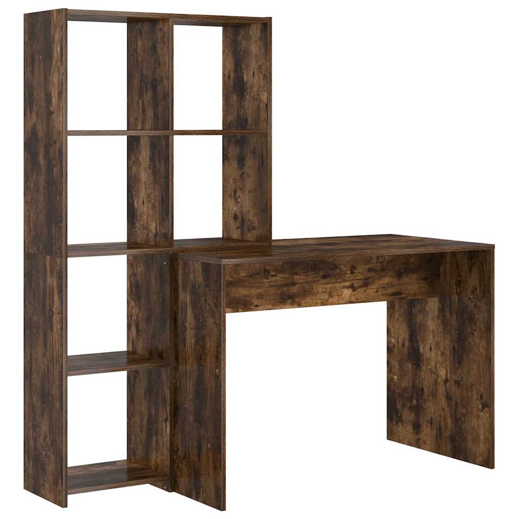 Scrivania Rovere fumé 138,5 x 55 x 143 cm Legno multistrato