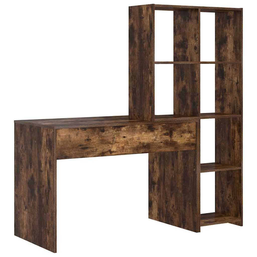 Scrivania Rovere fumé 138,5 x 55 x 143 cm Legno multistrato