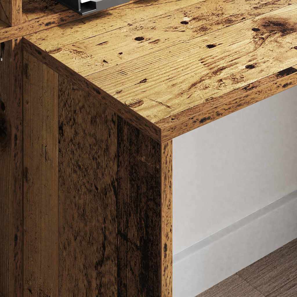 Scrivania Legno vecchio 138,5 x 55 x 143 cm Legno multistrato