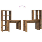 Scrivania Legno vecchio 138,5 x 55 x 143 cm Legno multistrato