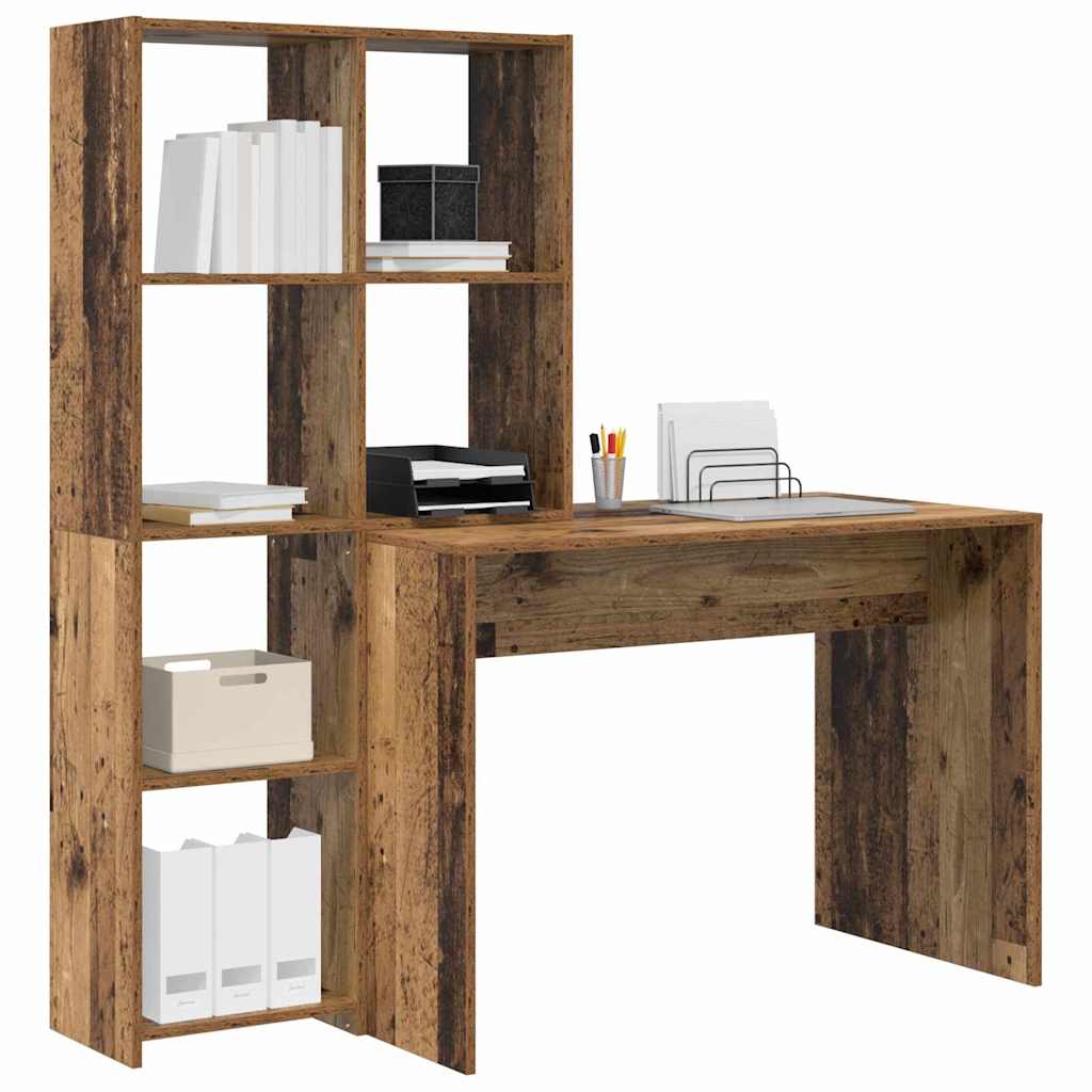Scrivania Legno vecchio 138,5 x 55 x 143 cm Legno multistrato