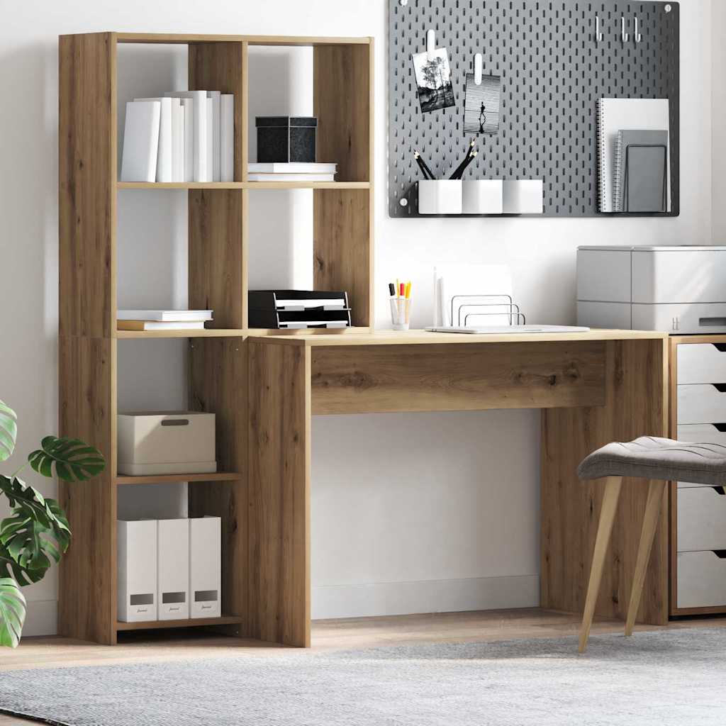 Scrivania Rovere artigianale 138,5 x 55 x 143 cm