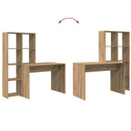 Scrivania Rovere artigianale 138,5 x 55 x 143 cm