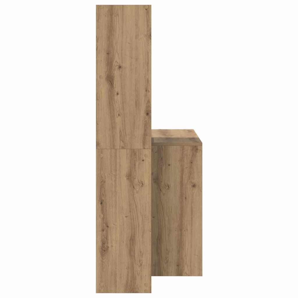 Scrivania Rovere artigianale 138,5 x 55 x 143 cm