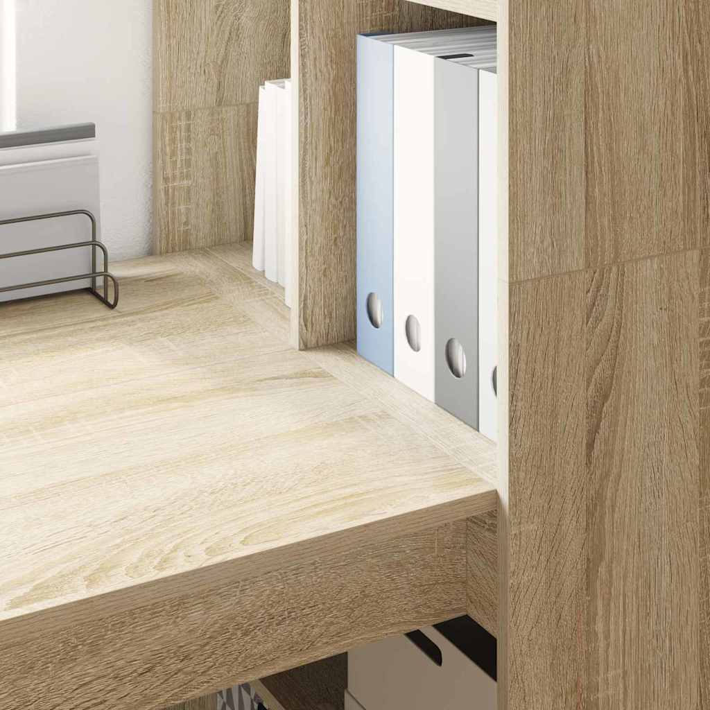 Scrivania Rovere Sonoma 122 x 67 x 145 cm Legno multistrato