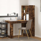 Scrivania Rovere fumé 122 x 67 x 145 cm Legno multistrato