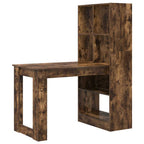 Scrivania Rovere fumé 122 x 67 x 145 cm Legno multistrato