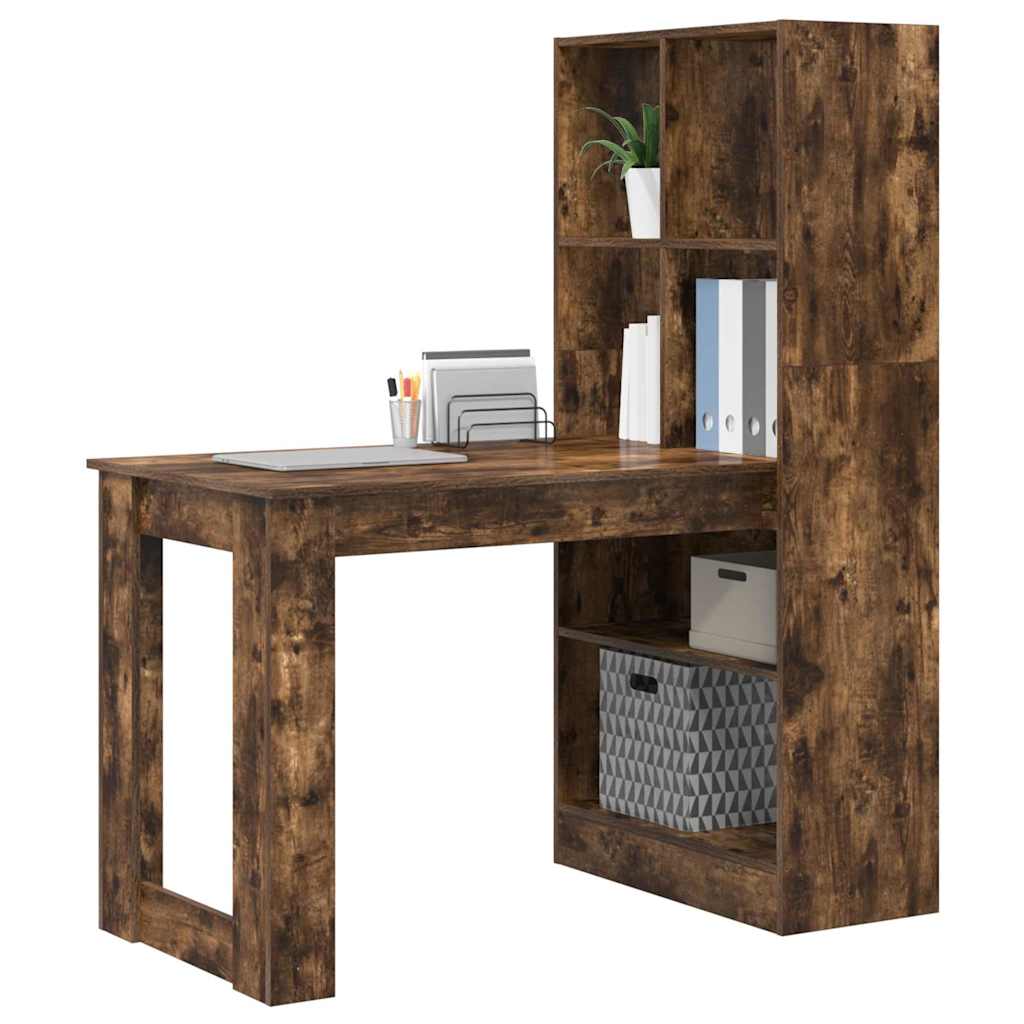 Scrivania Rovere fumé 122 x 67 x 145 cm Legno multistrato