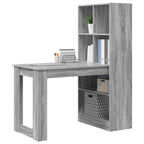 Scrivania Grigio Sonoma 122 x 67 x 145 cm Legno multistrato