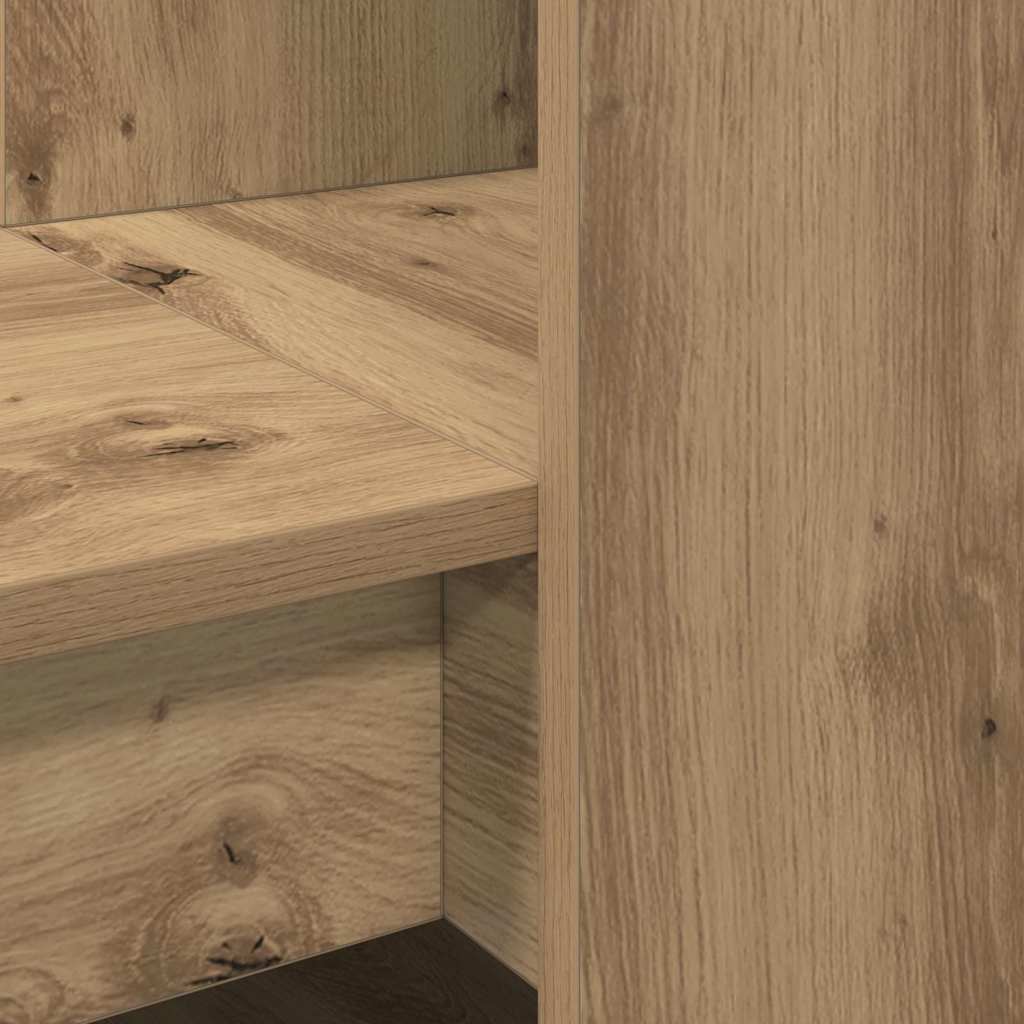Scrivania con lo scaffale Rovere artigianale 122 x 67 x 145 cm