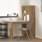 Scrivania con lo scaffale Rovere artigianale 122 x 67 x 145 cm
