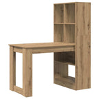 Scrivania con lo scaffale Rovere artigianale 122 x 67 x 145 cm